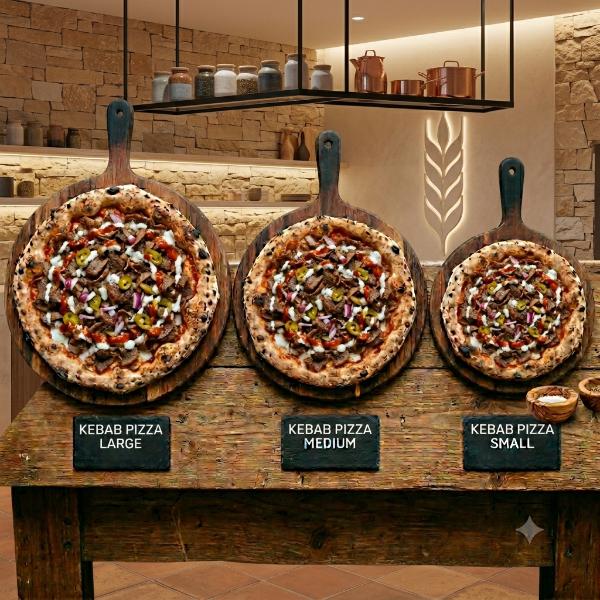Kebab Pizza Large