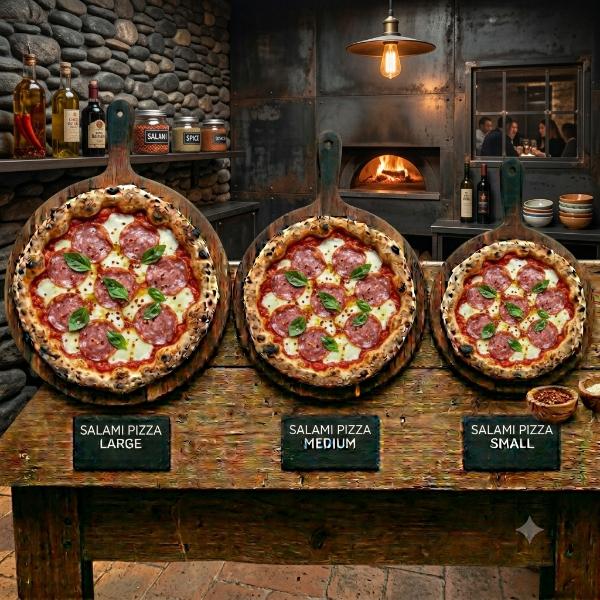 Salami Pizza Medium